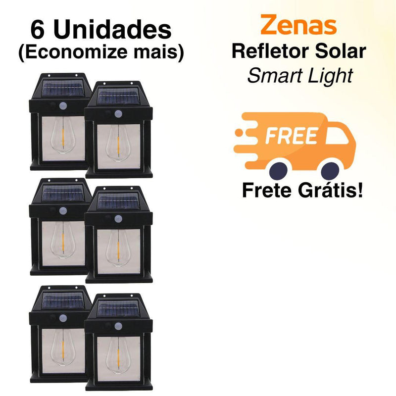 Refletor Solar Smart Light Com Detector de Movimentos