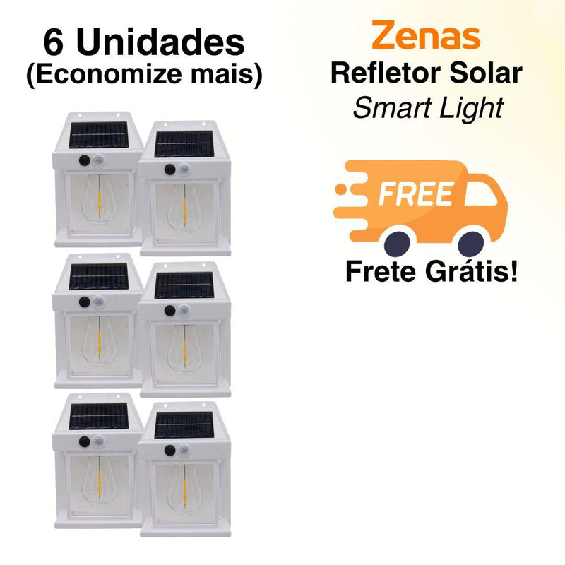 Refletor Solar Smart Light Com Detector de Movimentos