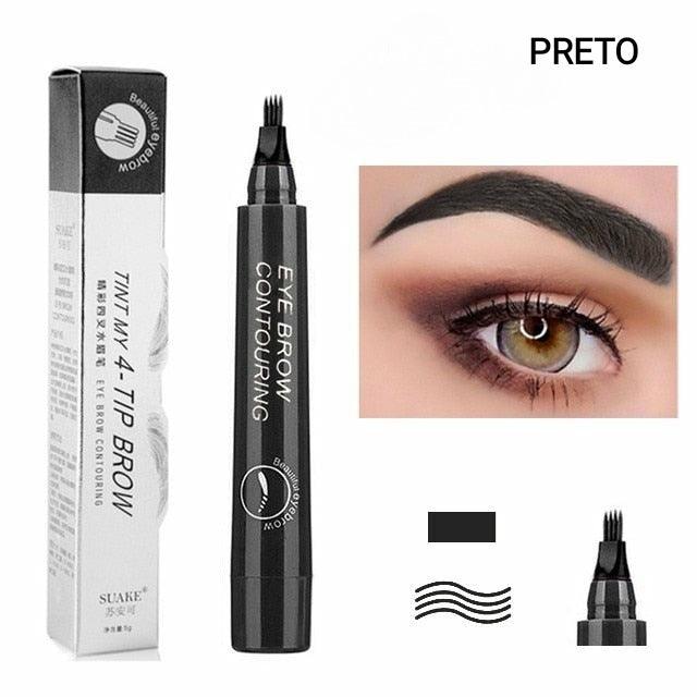 Caneta Para Sobrancelha Efeito Micropigmentação Super Eyebrow