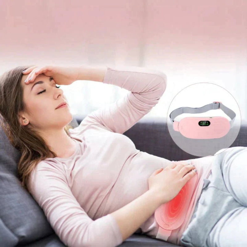Alívio De Dor Da Cólica Menstrual Massageador Termico