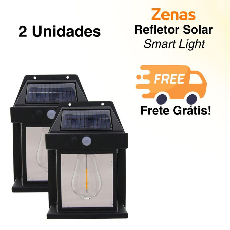 Refletor Solar Smart Light Com Detector de Movimentos