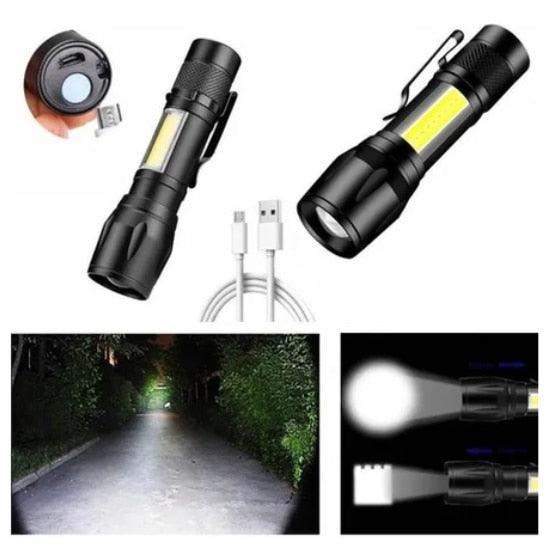 Mini Lanterna Militar Tática Neverdie Com Led Forte E Zoom Regulável -ENVIO IMEDIATO PARA TODO BRASIL