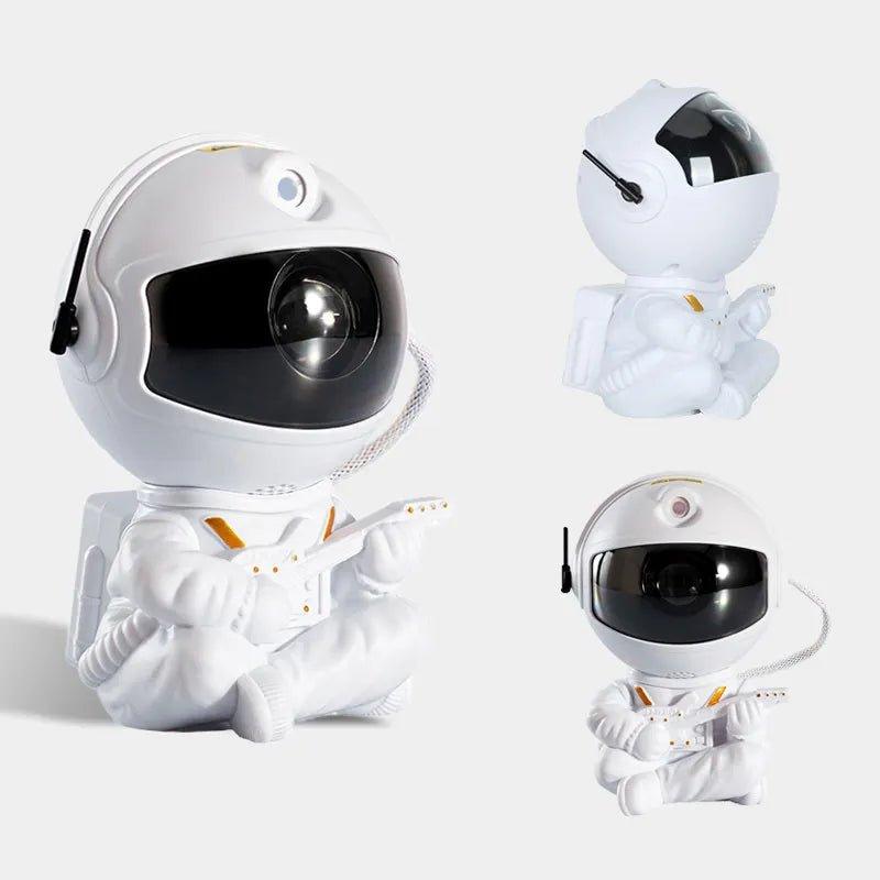 Astronauta Projetor Rotativo de Galáxia