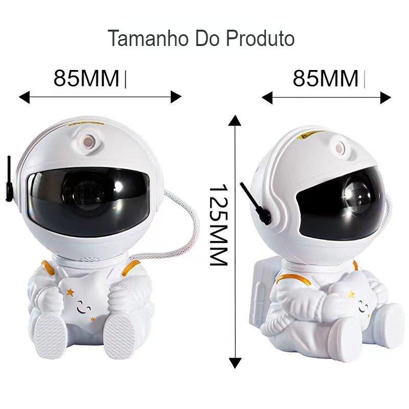 Astronauta Projetor Rotativo de Galáxia