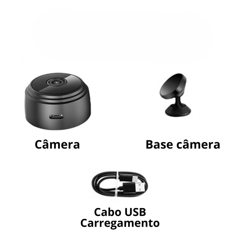 Mini Câmera Secreta De Segurança Alta Resolução Sem Fio