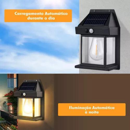 Refletor Solar Smart Light Com Detector de Movimentos