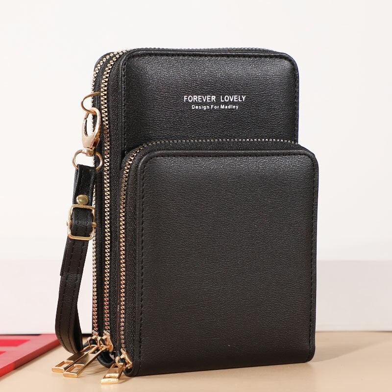 Bolsa Feminina Transversal Porta Celular Com 3 Divisórias - ZenBag®