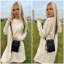 Bolsa Feminina Transversal Porta Celular Com 3 Divisórias - ZenBag®