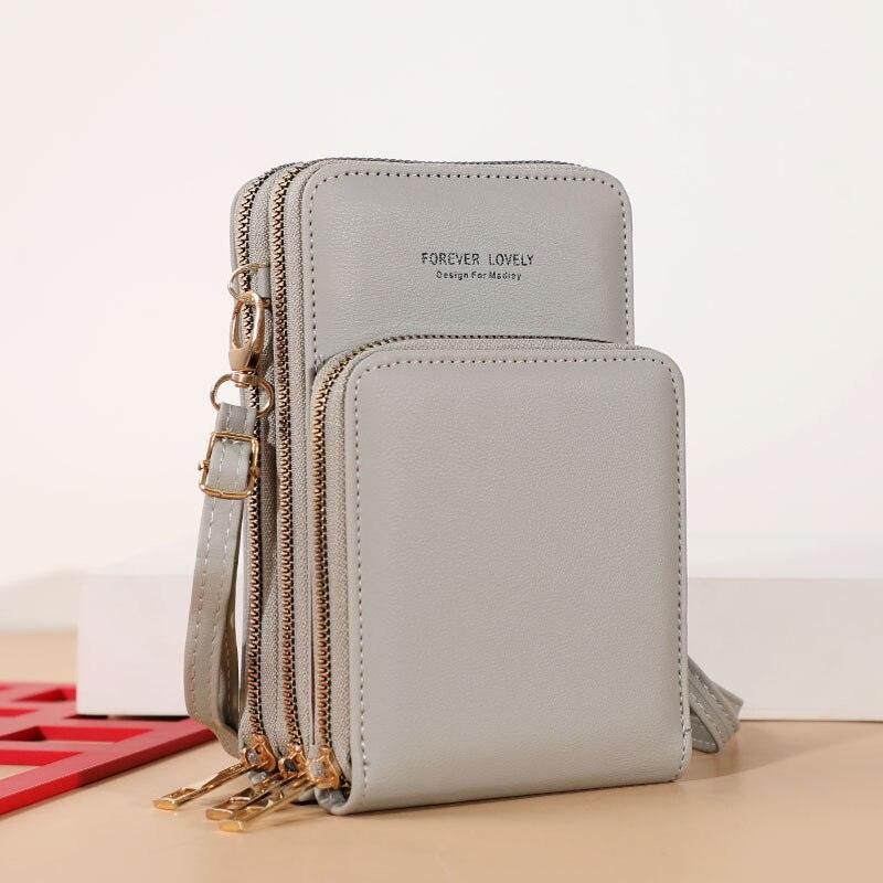 Bolsa Feminina Transversal Porta Celular Com 3 Divisórias - ZenBag®