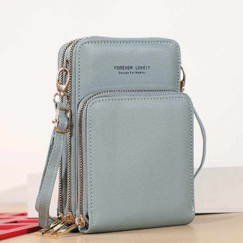 Bolsa Feminina Transversal Porta Celular Com 3 Divisórias - ZenBag®