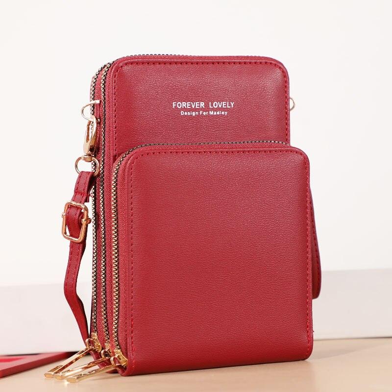 Bolsa Feminina Transversal Porta Celular Com 3 Divisórias - ZenBag®