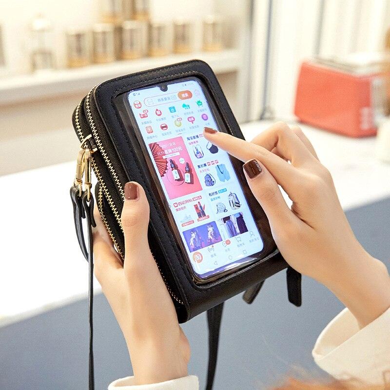 Bolsa Feminina Transversal Porta Celular Com 3 Divisórias - ZenBag®