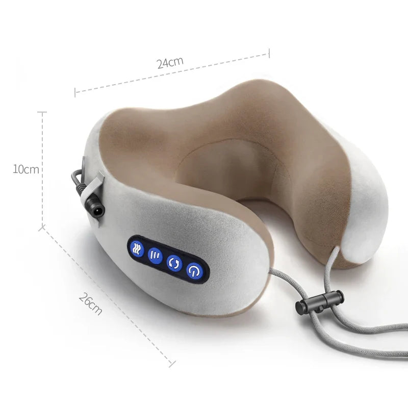 Almofada Massageadora para Pescoço – Relaxamento e Alívio de Tensão Muscular em Qualquer Lugar