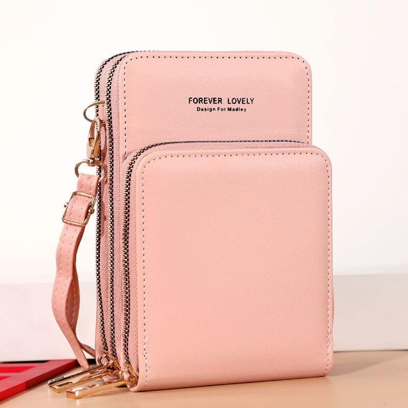 Bolsa Feminina Transversal Porta Celular Com 3 Divisórias - ZenBag®
