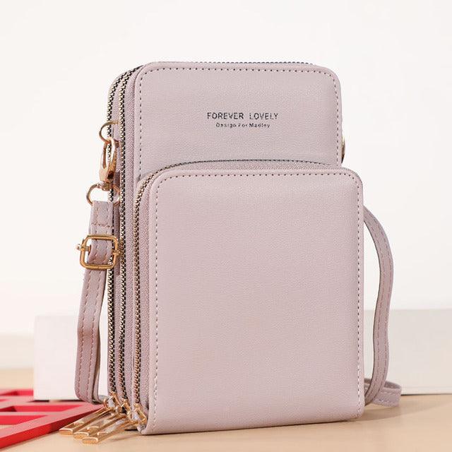 Bolsa Feminina Transversal Porta Celular Com 3 Divisórias - ZenBag®