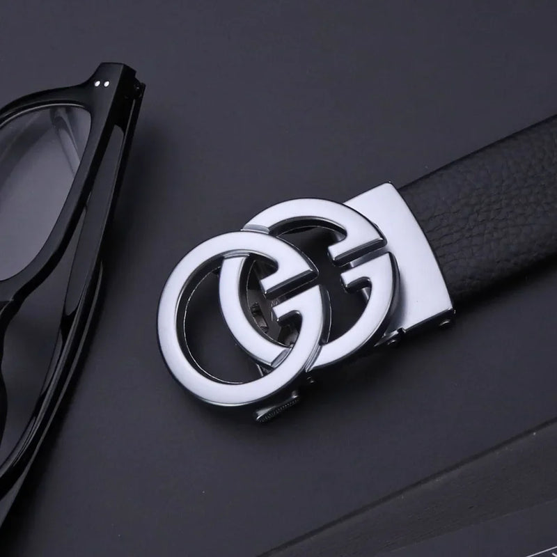 Cinto De Couro Double G Elegant