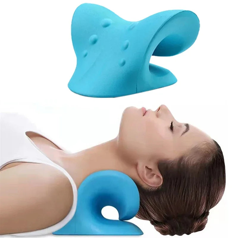 Apoio de Tração Cervical – Alívio para o Pescoço e Ombros em Apenas 10 Minutos!