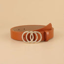 Cinto De Couro Elen Versátil