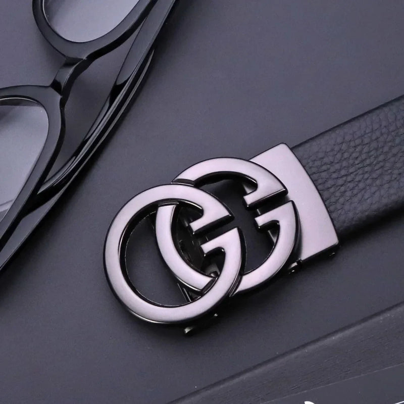 Cinto De Couro Double G Elegant