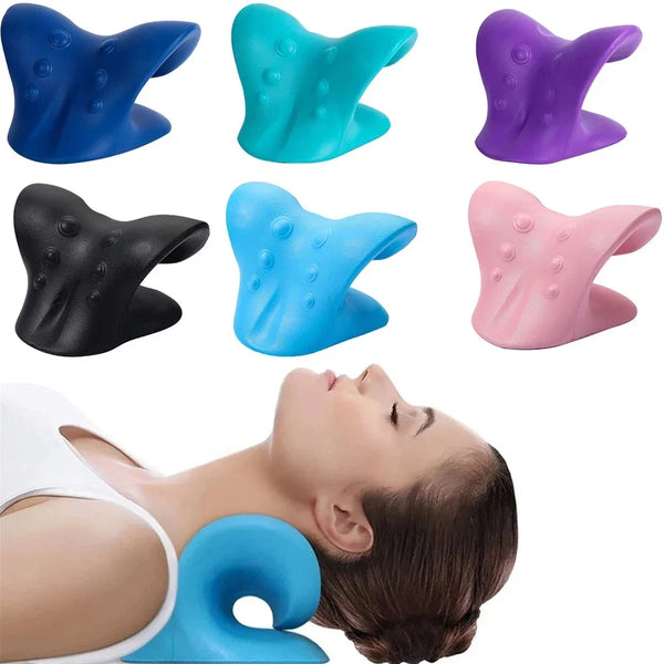 Apoio de Tração Cervical – Alívio para o Pescoço e Ombros em Apenas 10 Minutos!