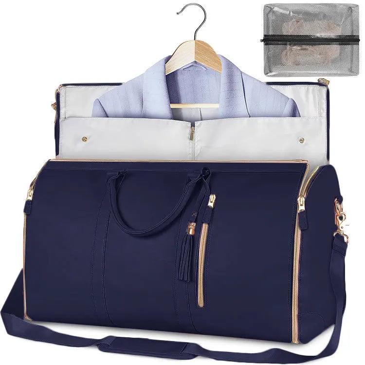 Bolsa De Viagem Clouset Dobrável Em Couro