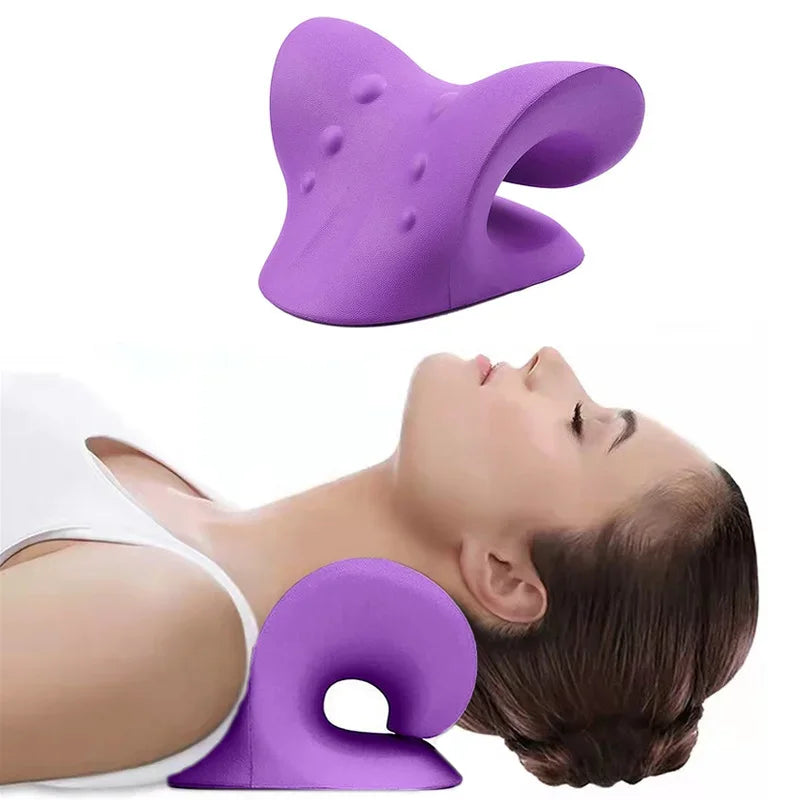 Apoio de Tração Cervical – Alívio para o Pescoço e Ombros em Apenas 10 Minutos!