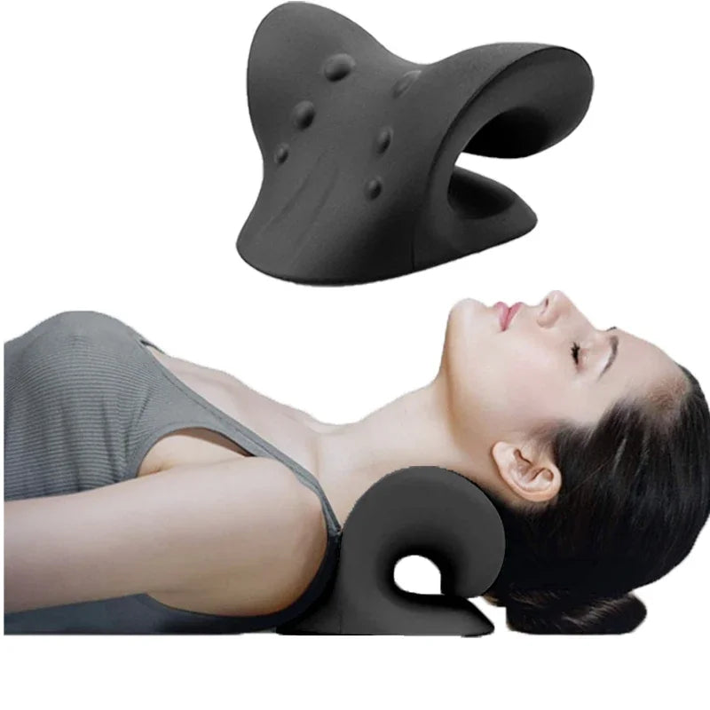 Apoio de Tração Cervical – Alívio para o Pescoço e Ombros em Apenas 10 Minutos!