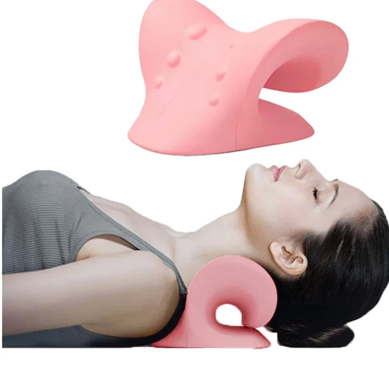 Apoio de Tração Cervical – Alívio para o Pescoço e Ombros em Apenas 10 Minutos!