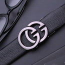 Cinto De Couro Double G Elegant