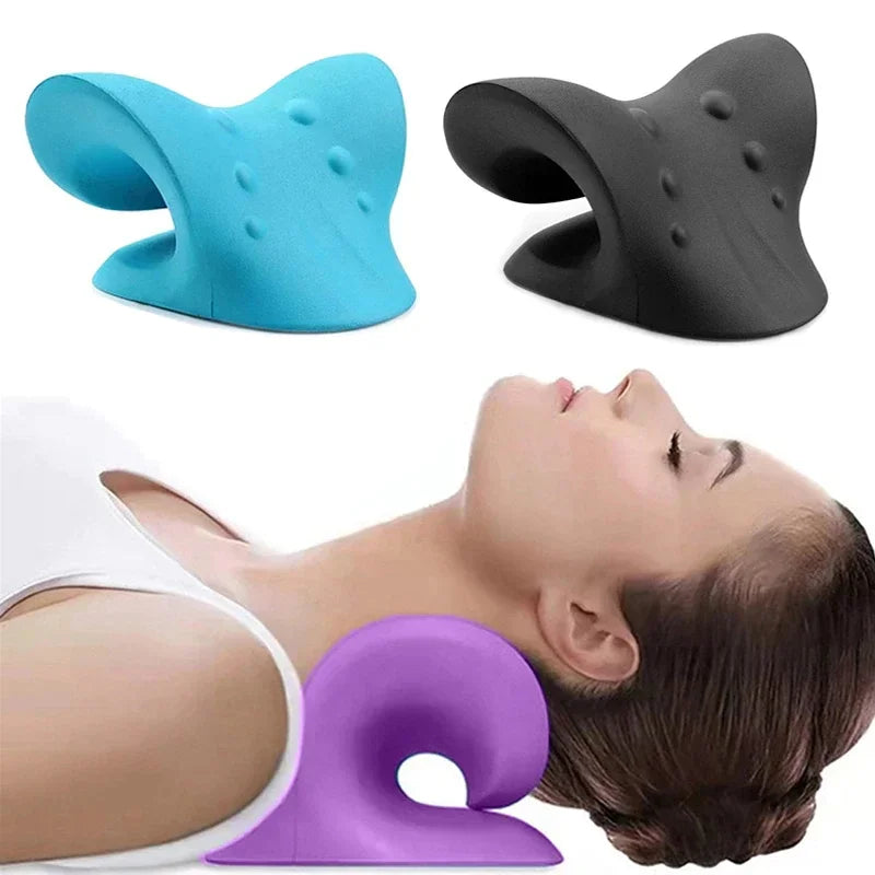 Apoio de Tração Cervical – Alívio para o Pescoço e Ombros em Apenas 10 Minutos!