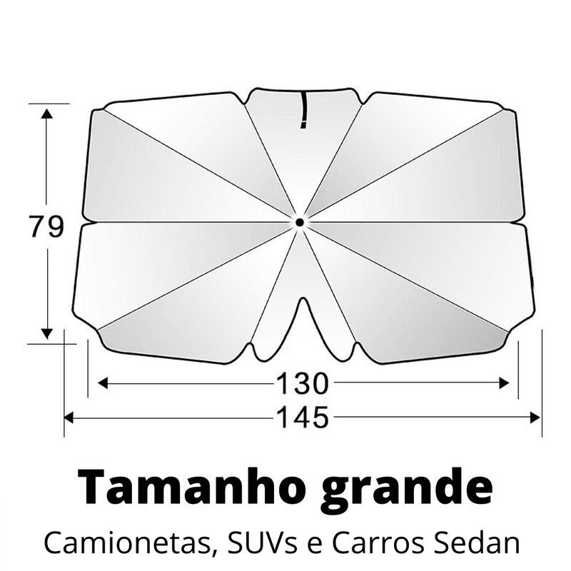 Protetor Automotivo Solar Safe Zenas [Frete Grátis + BRINDE Somente HOJE]