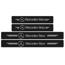 4 Peças Soleira Fibra De Carbono Adesivo - Sticker Carbon™