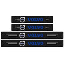 4 Peças Soleira Fibra De Carbono Adesivo - Sticker Carbon™